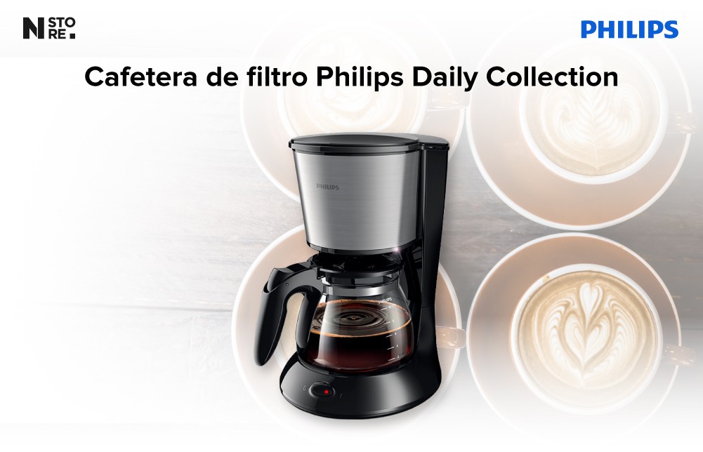 Cafetera de Filtro Philips HD7447/00 Blanca