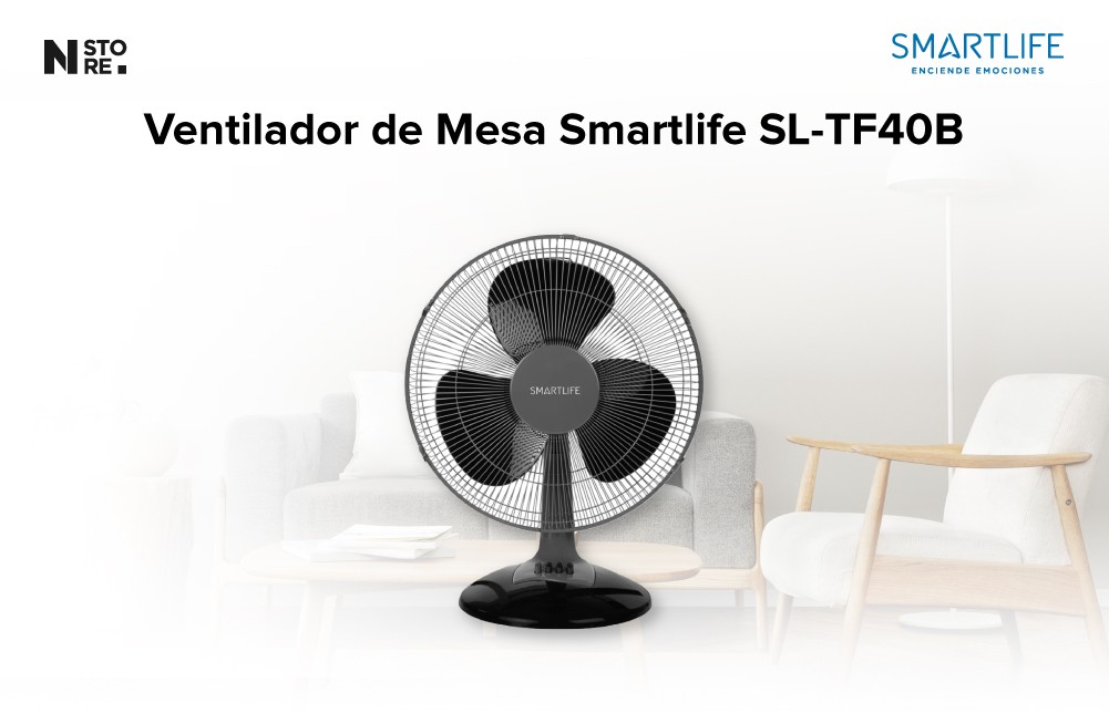 Ventilador de mesa Smartlife SL-TF40B — Barraca Europa