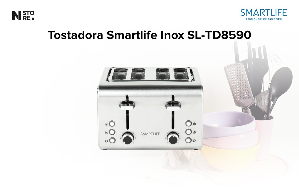 Tostadora Smartlife Inox SL-TD8590 — Nstore